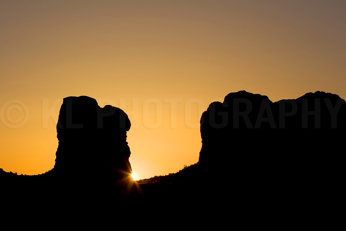 Golden Sunrise Silhouette