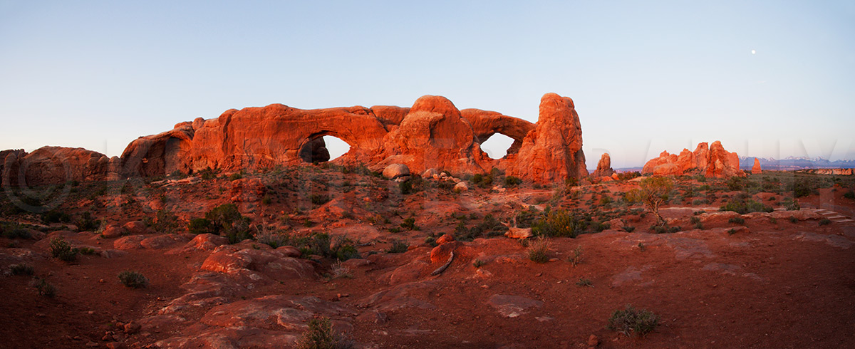 North and South Window Panorama