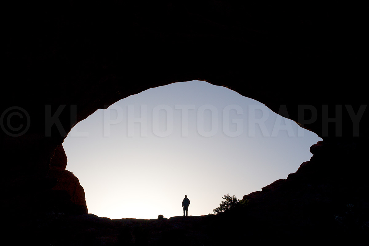 Silhouette in North Window