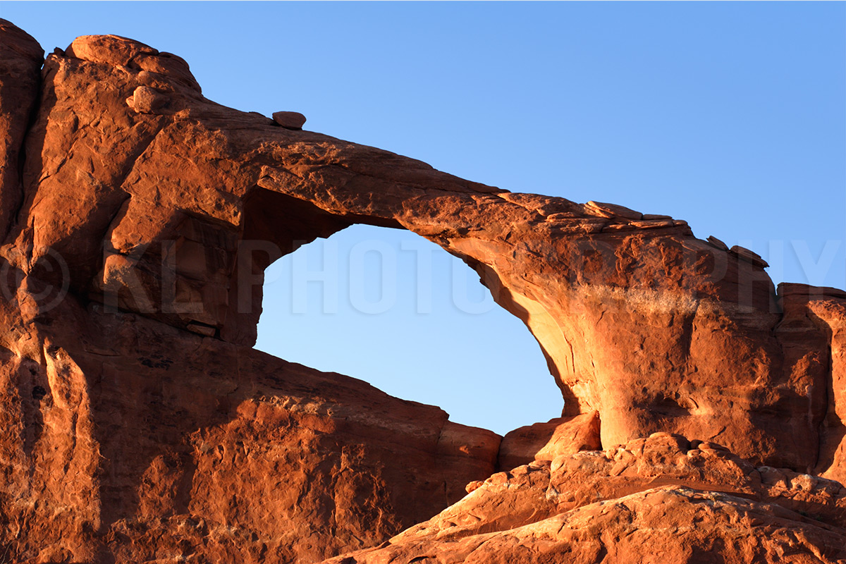 Skyline Arch, close-up