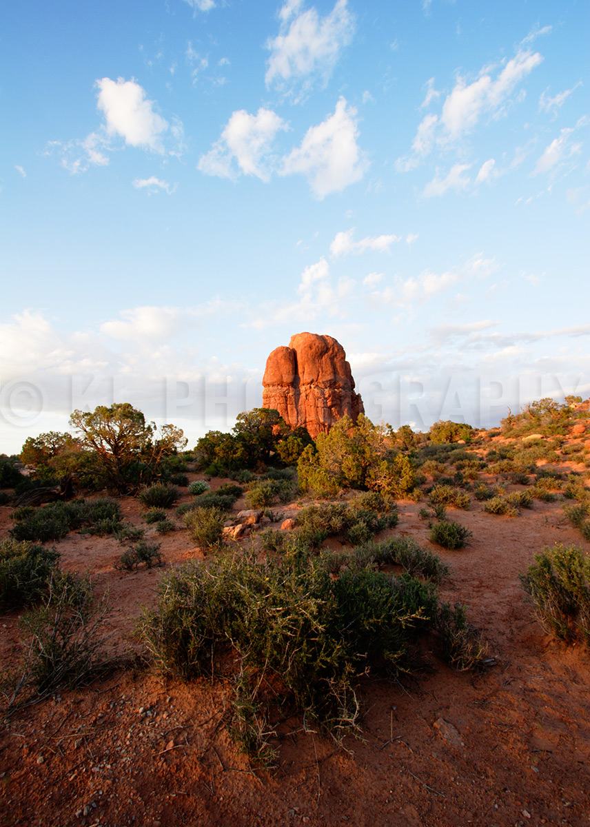 Evening Butte - Vertical