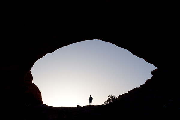 Silhouette in North Window