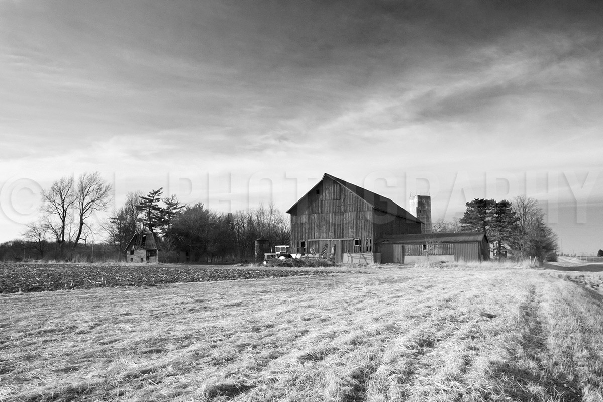 Barn and Dark Sky