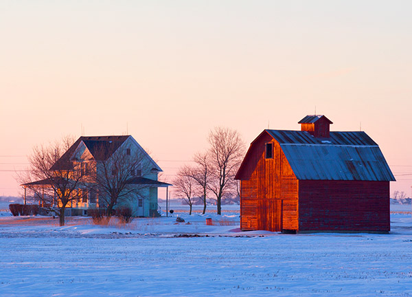 Barn and Farmhouse