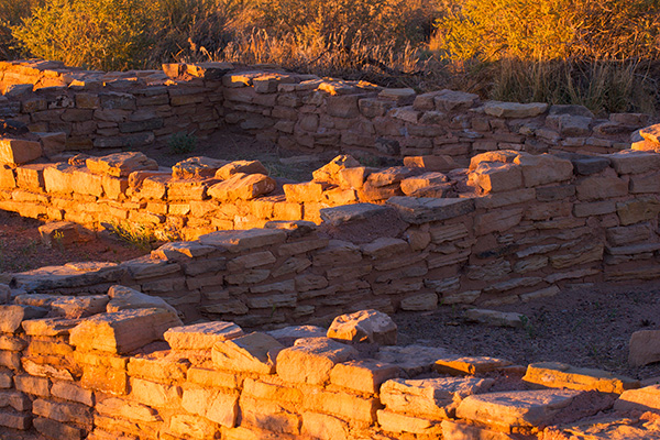 Old Ruins at Sunset