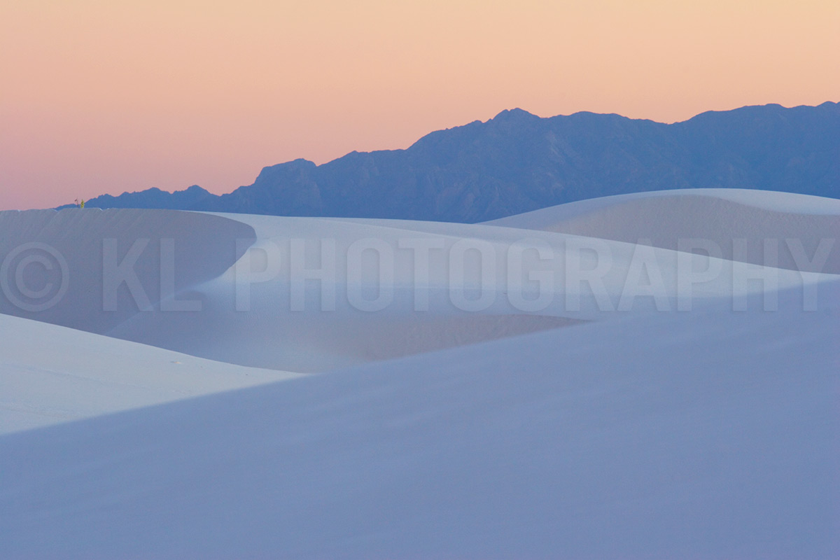 White Dunes Sunset