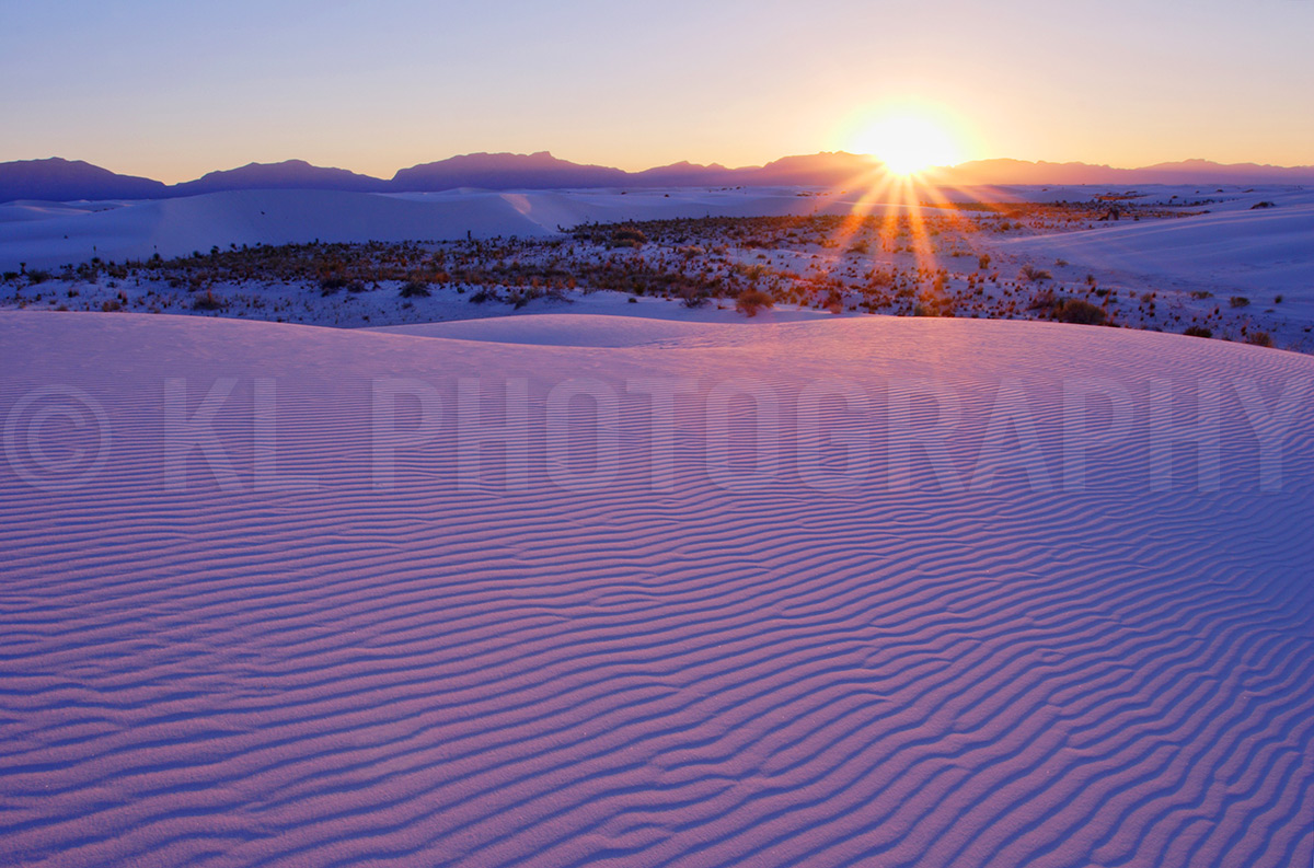 Sparkling Sun Sunset