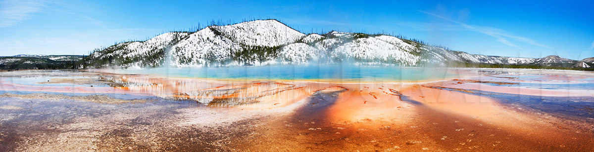 Grand Prismatic Spring, Panorama